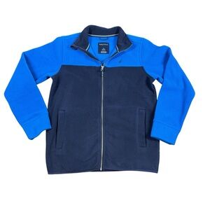 Nautica Navy and Royal Blue Fleece Jacket